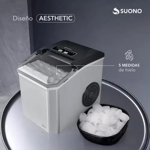 Fábrica De Hielo Automática Suono 5 Medidas 1.3 L