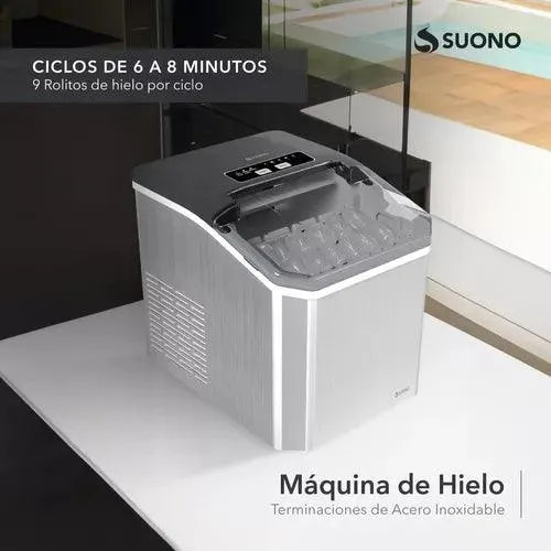 Fábrica De Hielo Automática Suono 5 Medidas 1.3 L