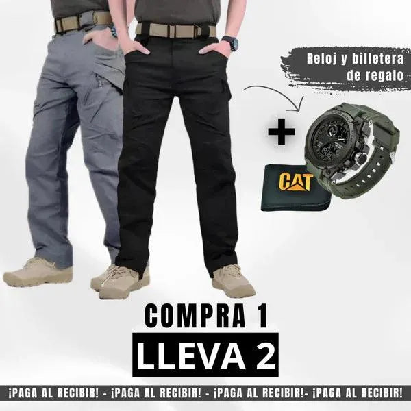 [COMPRA 1, LLEVA 2] Pantalones Tácticos Militares Masculinos Indestructibles + 2 REGALOS