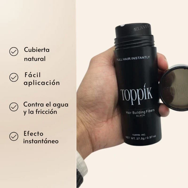 Toppik Hair: Fibra capilar para una cobertura instantánea